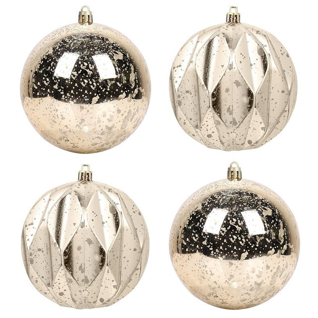 Extra Large Hanging Shatterproof Tree Ball Clear Christmas Ball Ornaments Decorative Mercury Ball with Tree Ornaments Hooks for Xmas Holiday Wedding Decoration