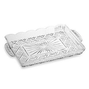 Godinger Dublin Crystal Rectangular Tray