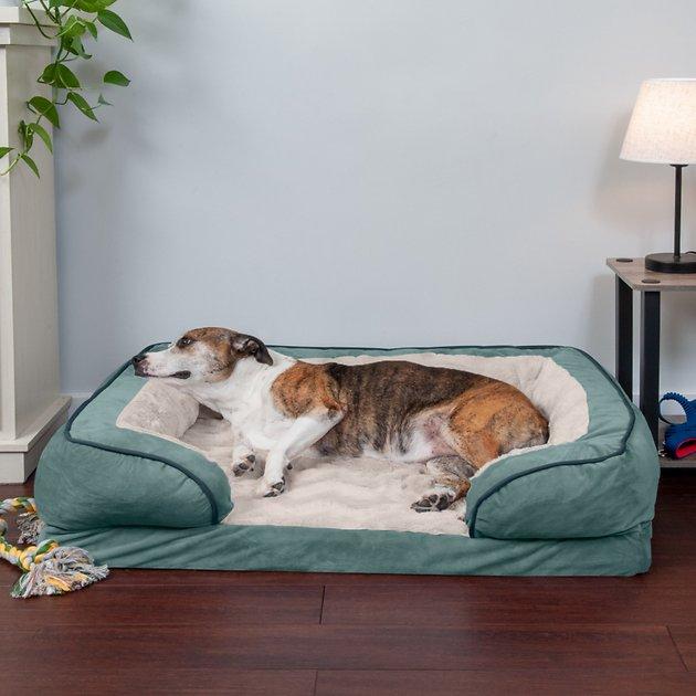 FURHAVEN Velvet Waves Orthopedic Dog Bed