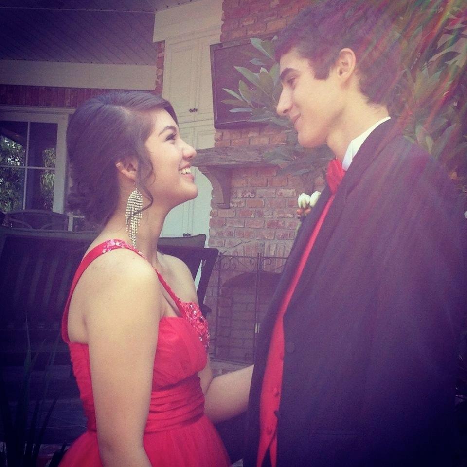 Bianca was a freshman and Benjamin was a Junior in High School. Lookin at foreva ;)