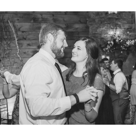 One of many weddings we've attended! The first time capturing us dancing together on camera!
