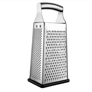Stainless Steel Metal Box Grater with Handle