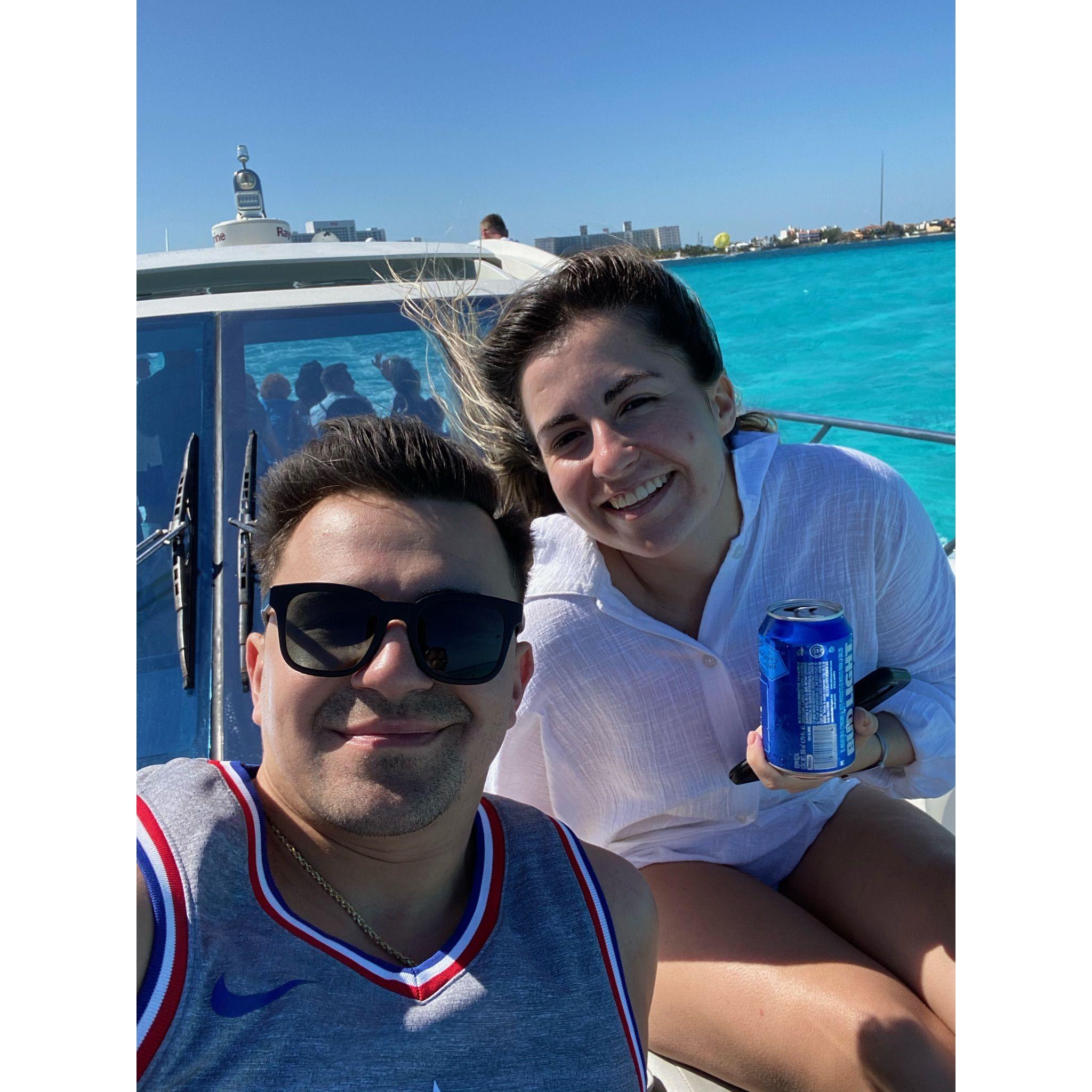 Our first picture together <3 Who knew we'd end up here?