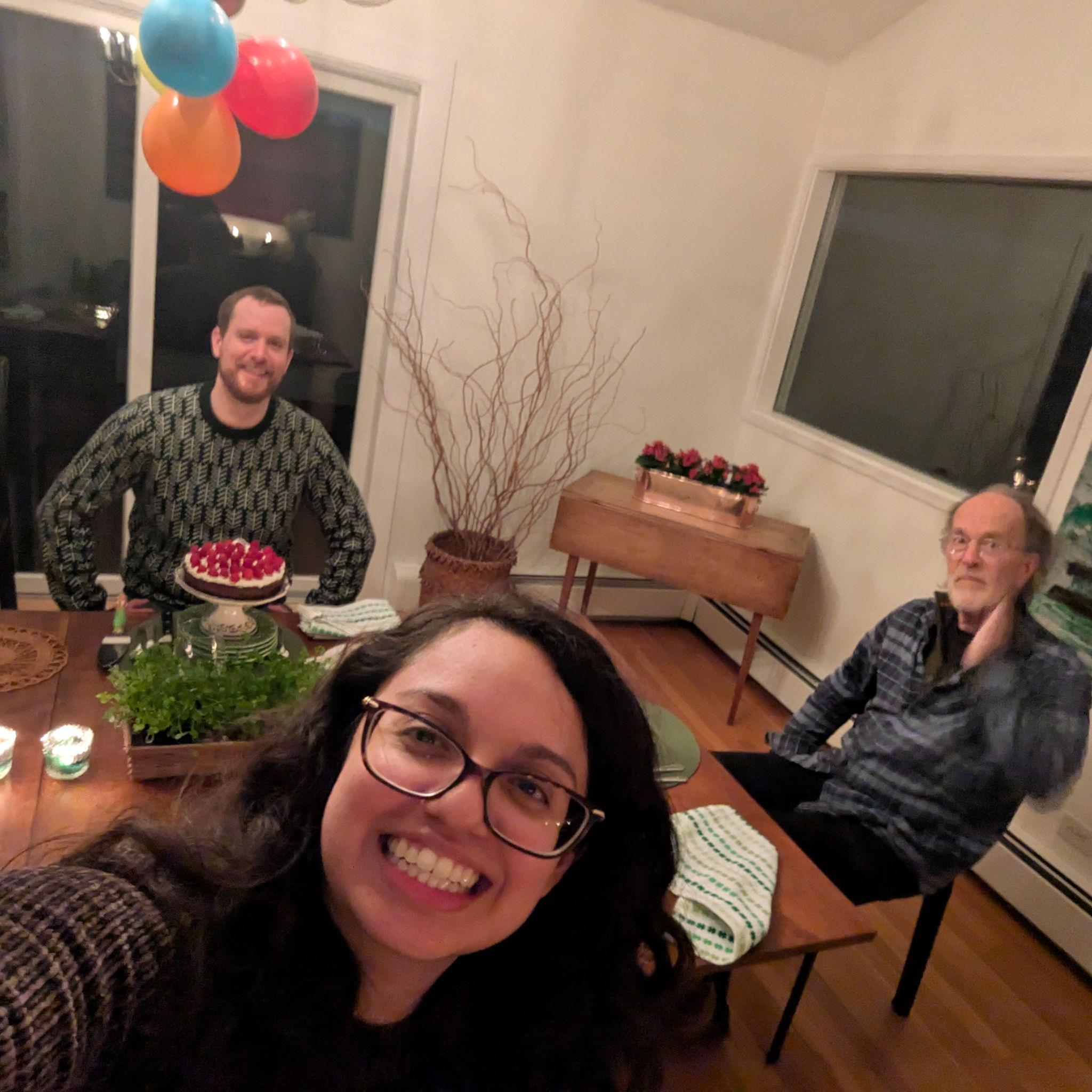 Celebrating Michael's birthday