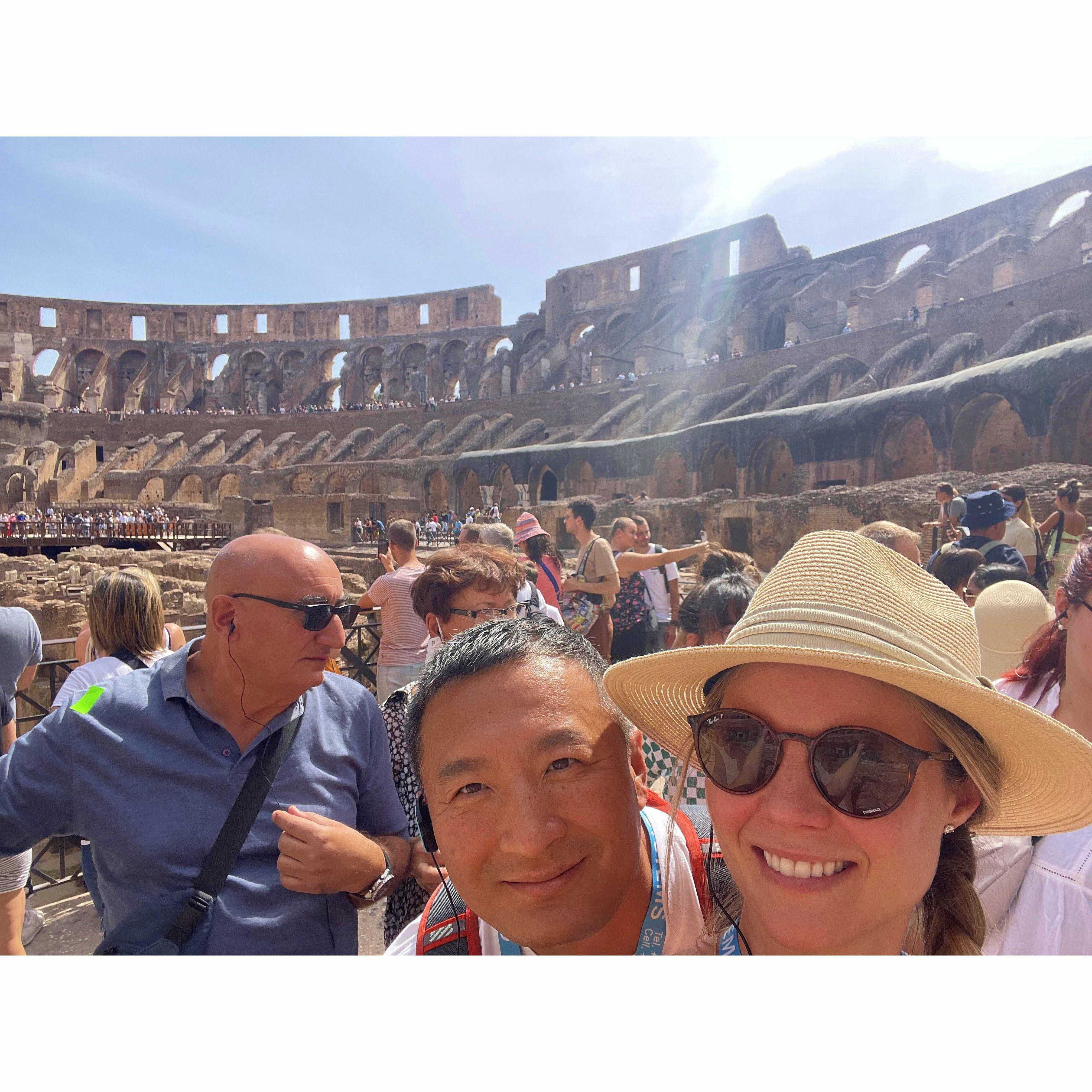 Being tourists