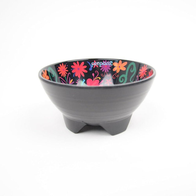 Prepara Day of the Dead Taco Prep Bowl, Black