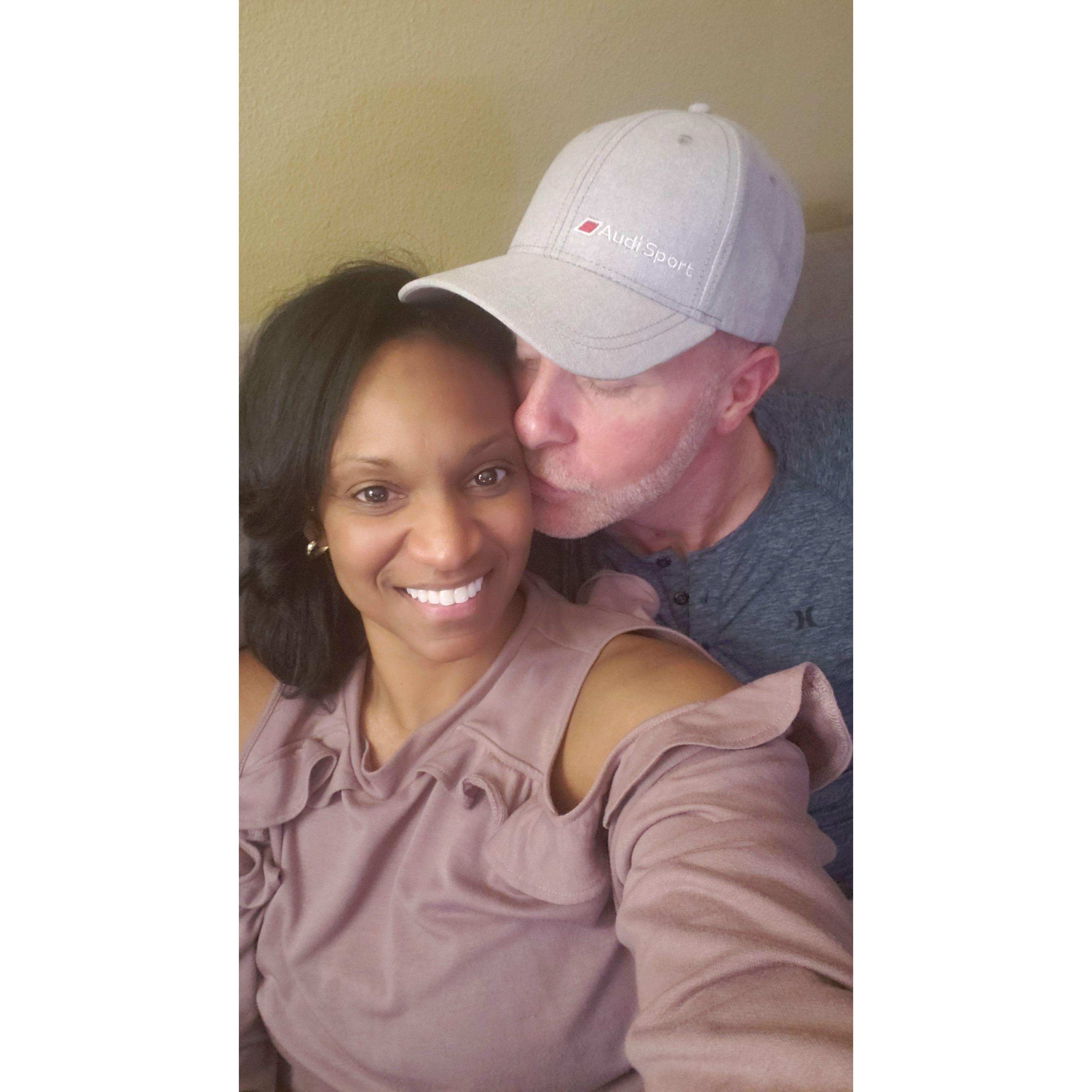 This was our first photo together. It was March 15th, the first day of the Coronovirus lockdown in WA state