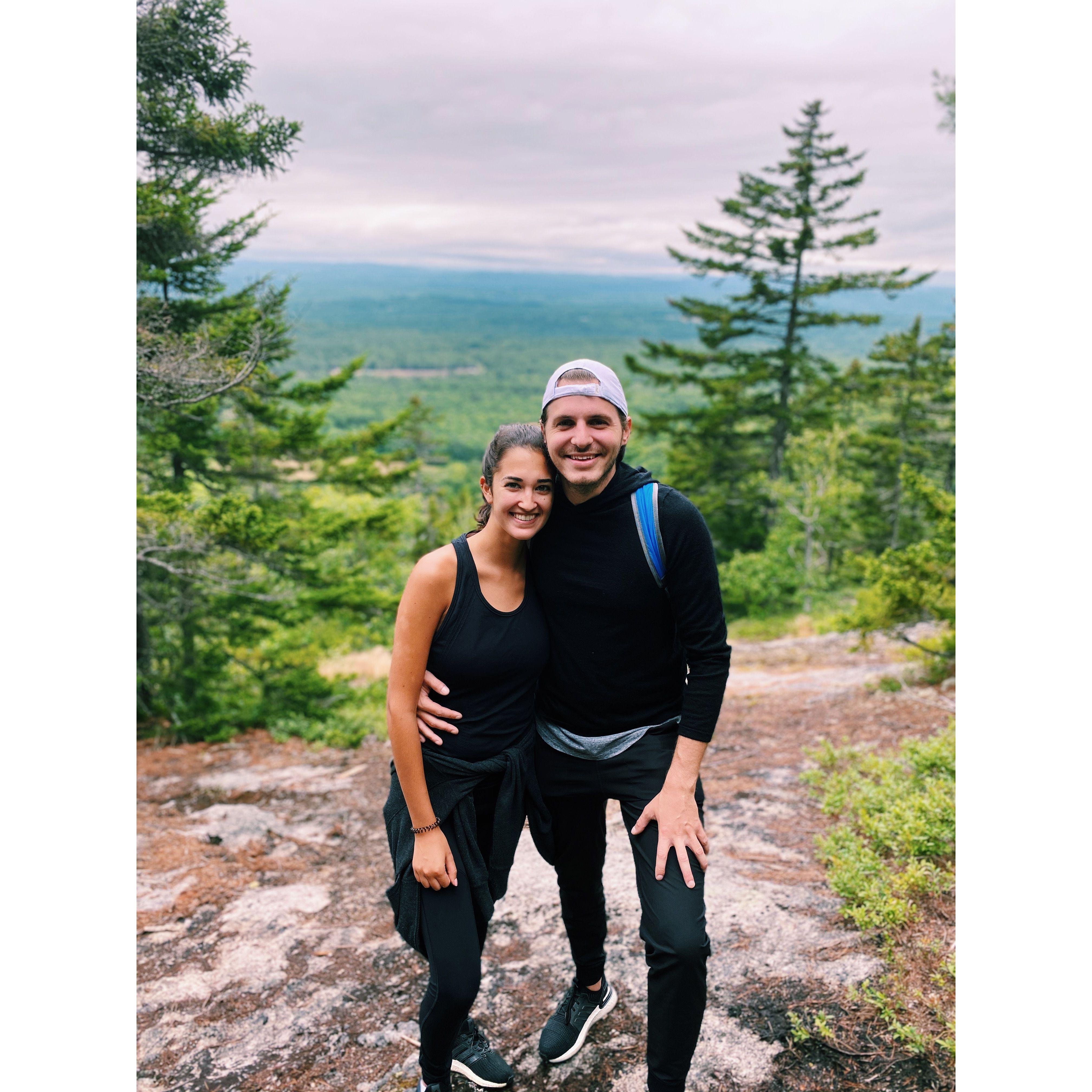 Hiking in Maine