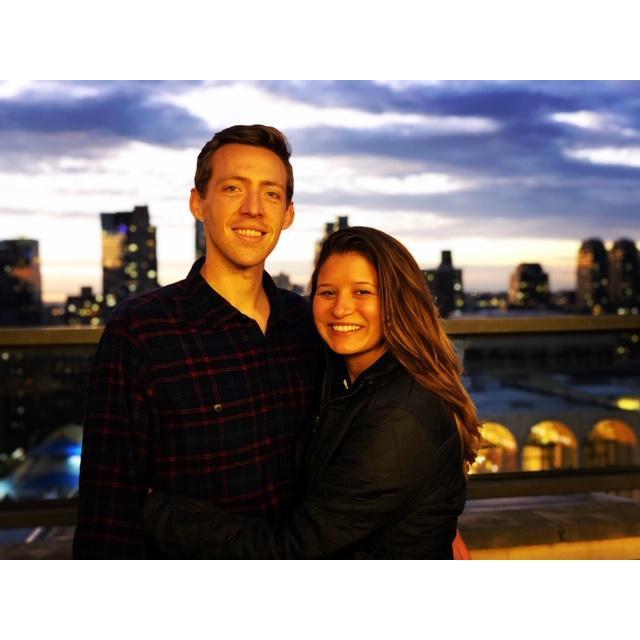 Our first picture living in NYC. It was short-lived but we did it!!