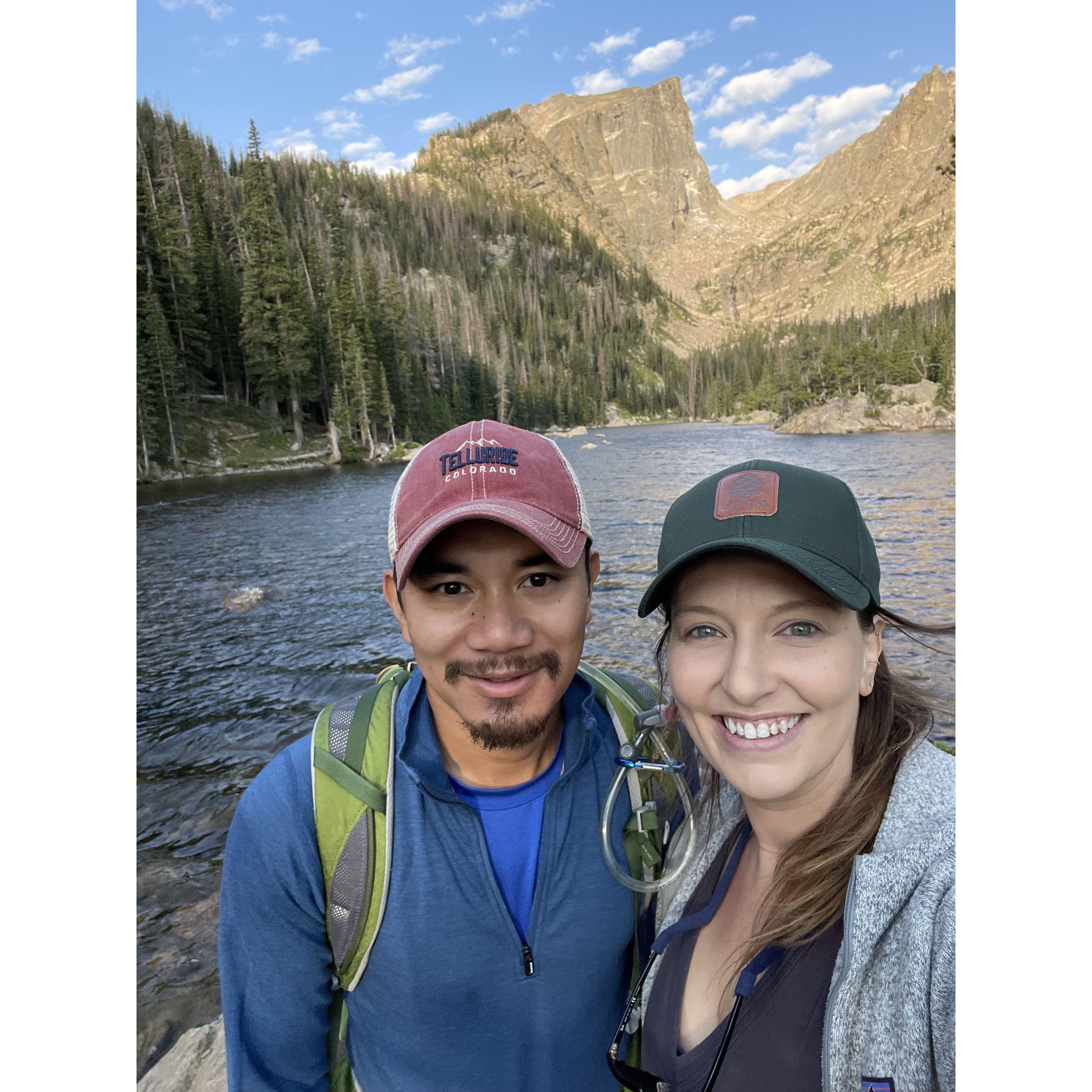 Beautiful view from the van trip Phuong and Allison took around Colorado during COVID while making their way to a friends wedding