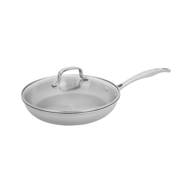HENCKELS CLAD H3 10 inch Stainless Steel Fry Pan with Lid
