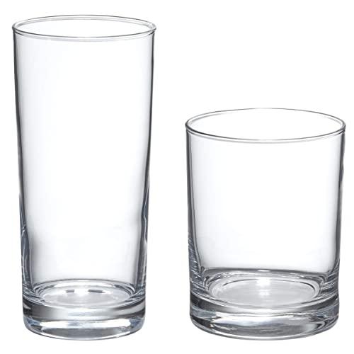 OPAYLY Whiskey Glasses Set of 4, Rocks Glasses, 10 oz Old Fashioned  Tumblers for Drinking Scotch Bourbon Whisky Cocktail Cognac Vodka Gin  Tequila Rum