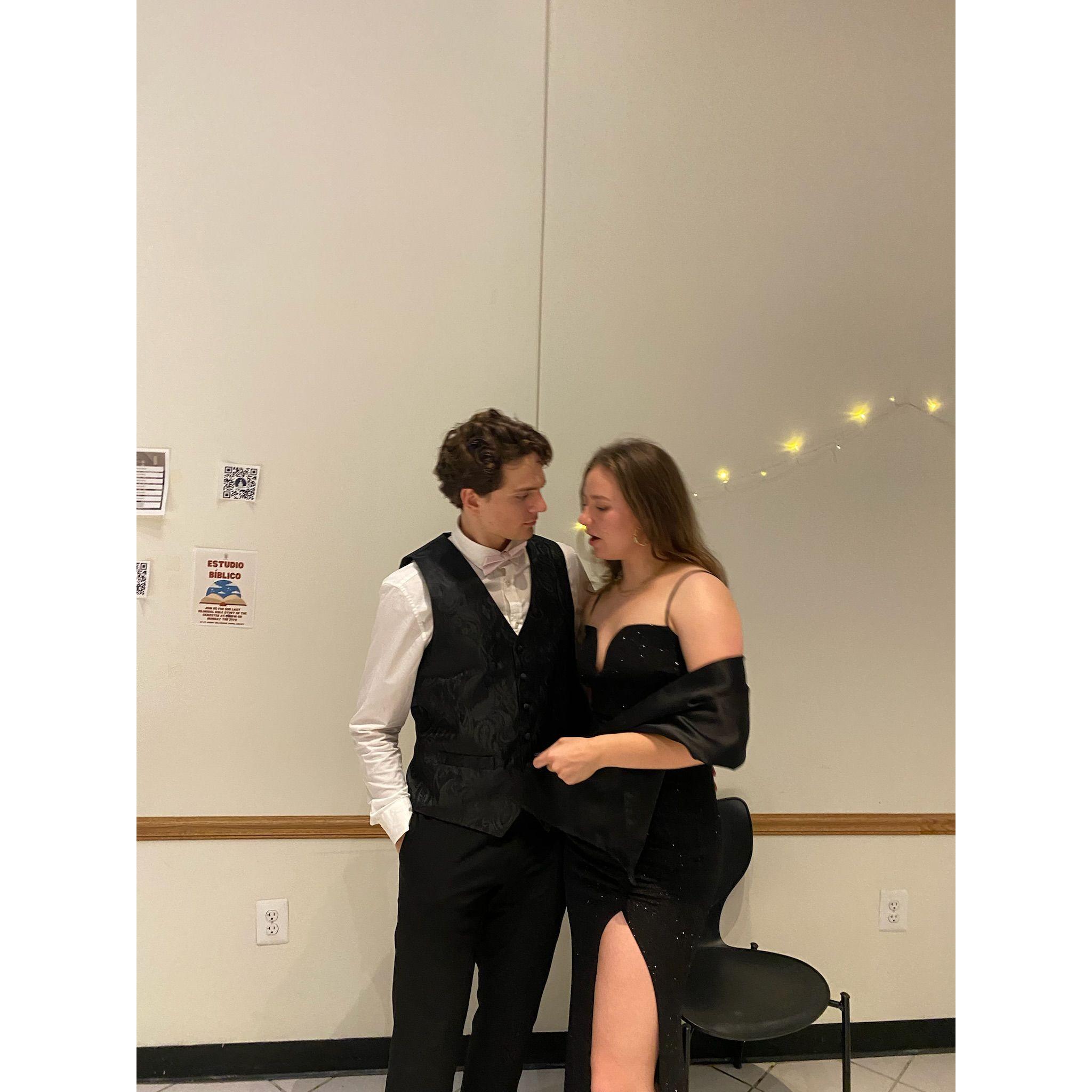 It's sweet how we always plan together before we do anything - even take photos!