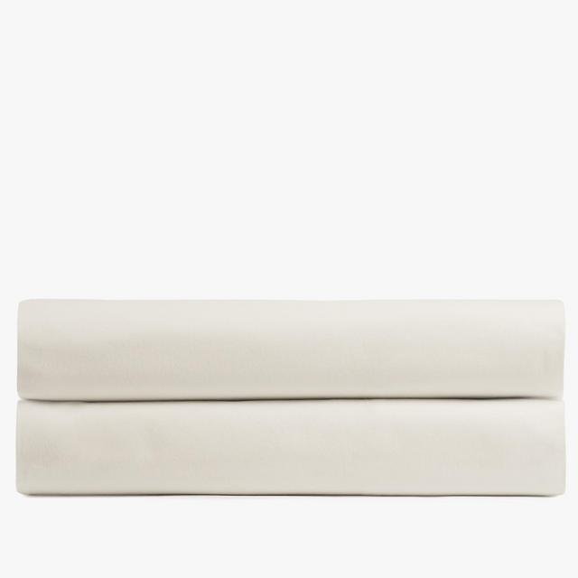 Brushed Cotton Fitted Sheet, King, Ivory