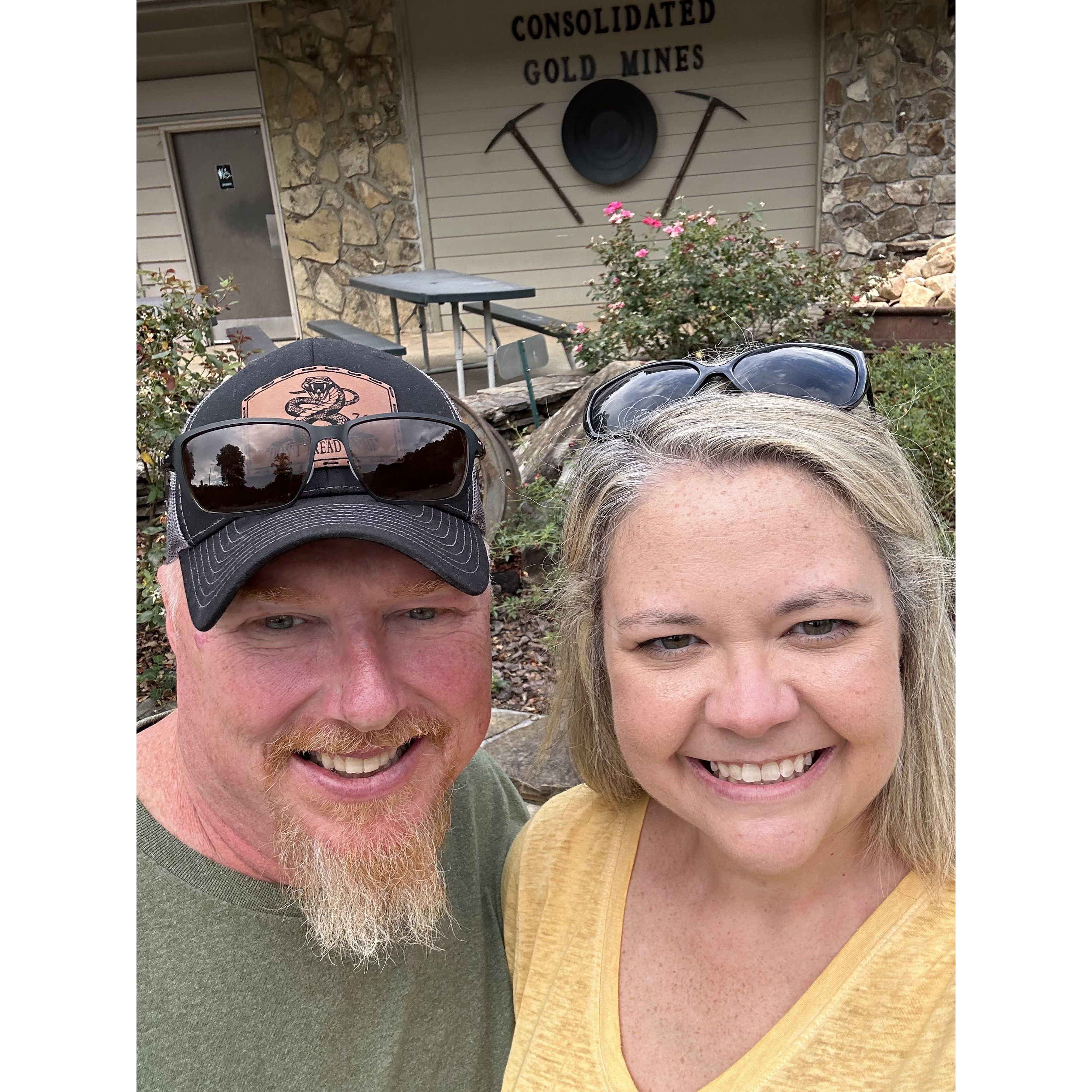 First trip to the Gold Mine in Dahlonega.