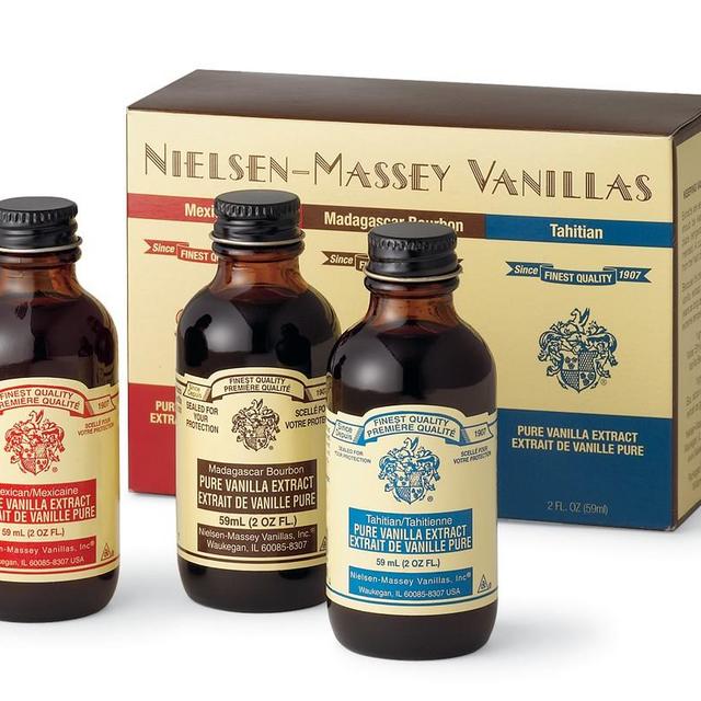 Nielsen-Massey World Vanillas, Madagascar, Tahitian, Mexican, Set of 3