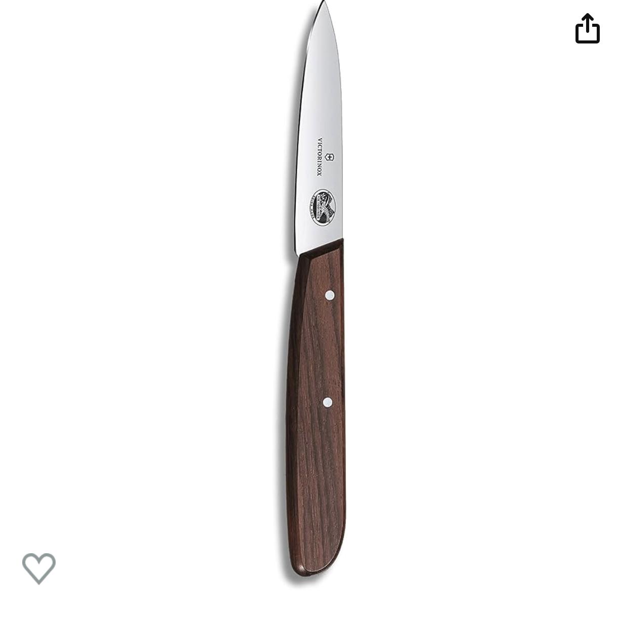 Victorinox 3.25" Rosewood Paring Knife - Elegant, Classic Paring Knife with TImeless Wood Handle