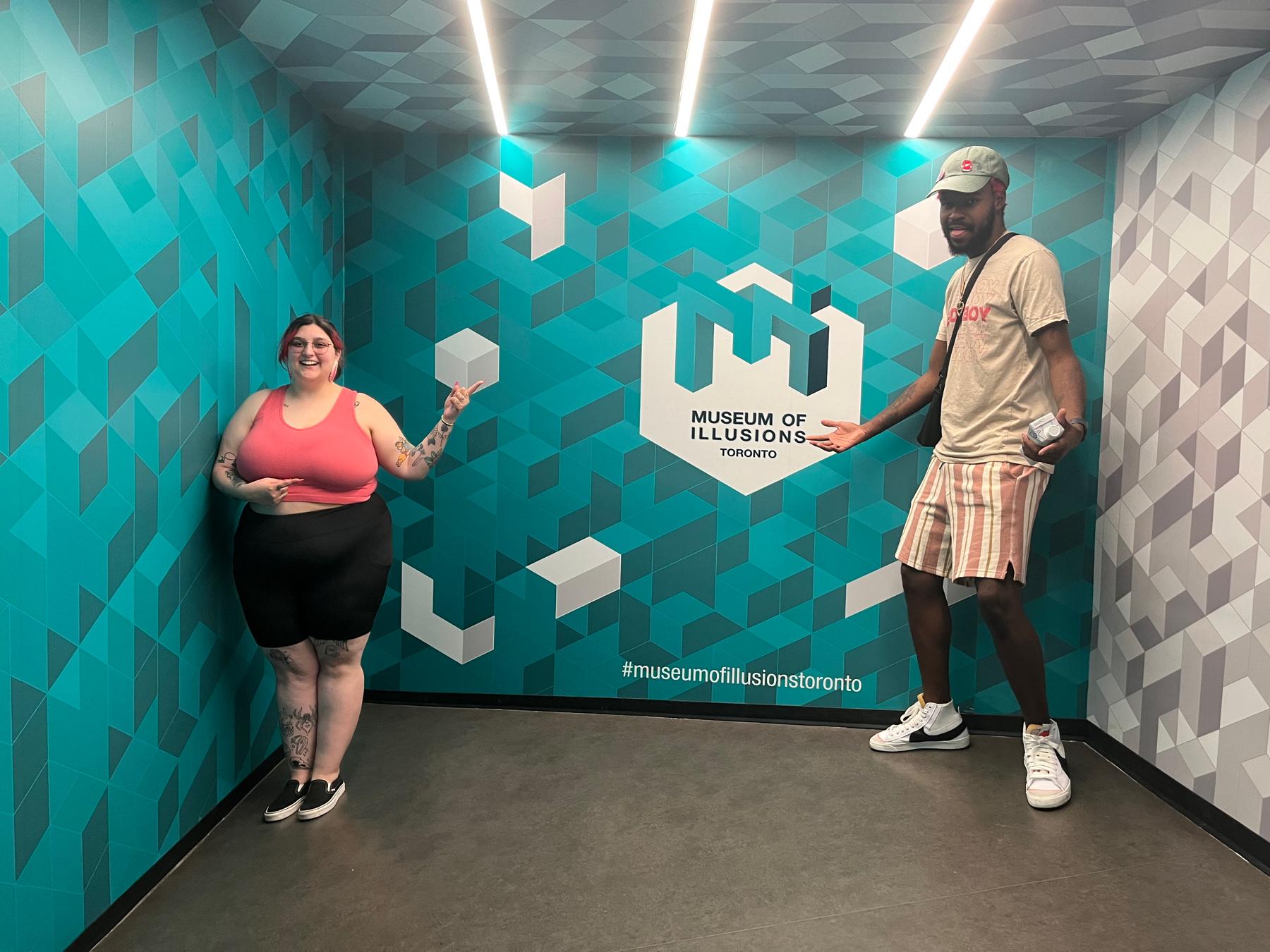 The illusions museum in Toronto. The weekend X proposed. May 2022