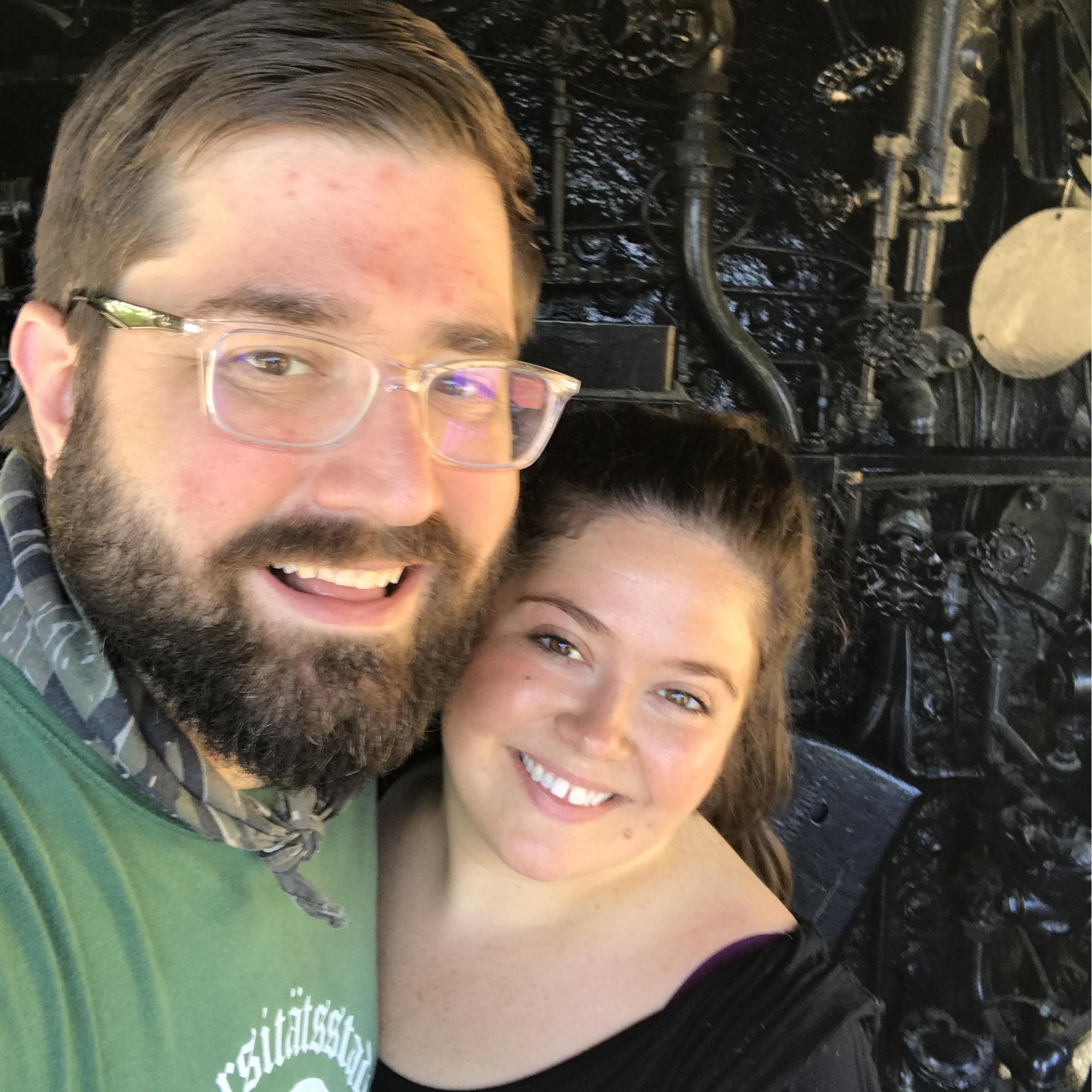 Exploring the downtown Collierville train during our weekly lunch date!