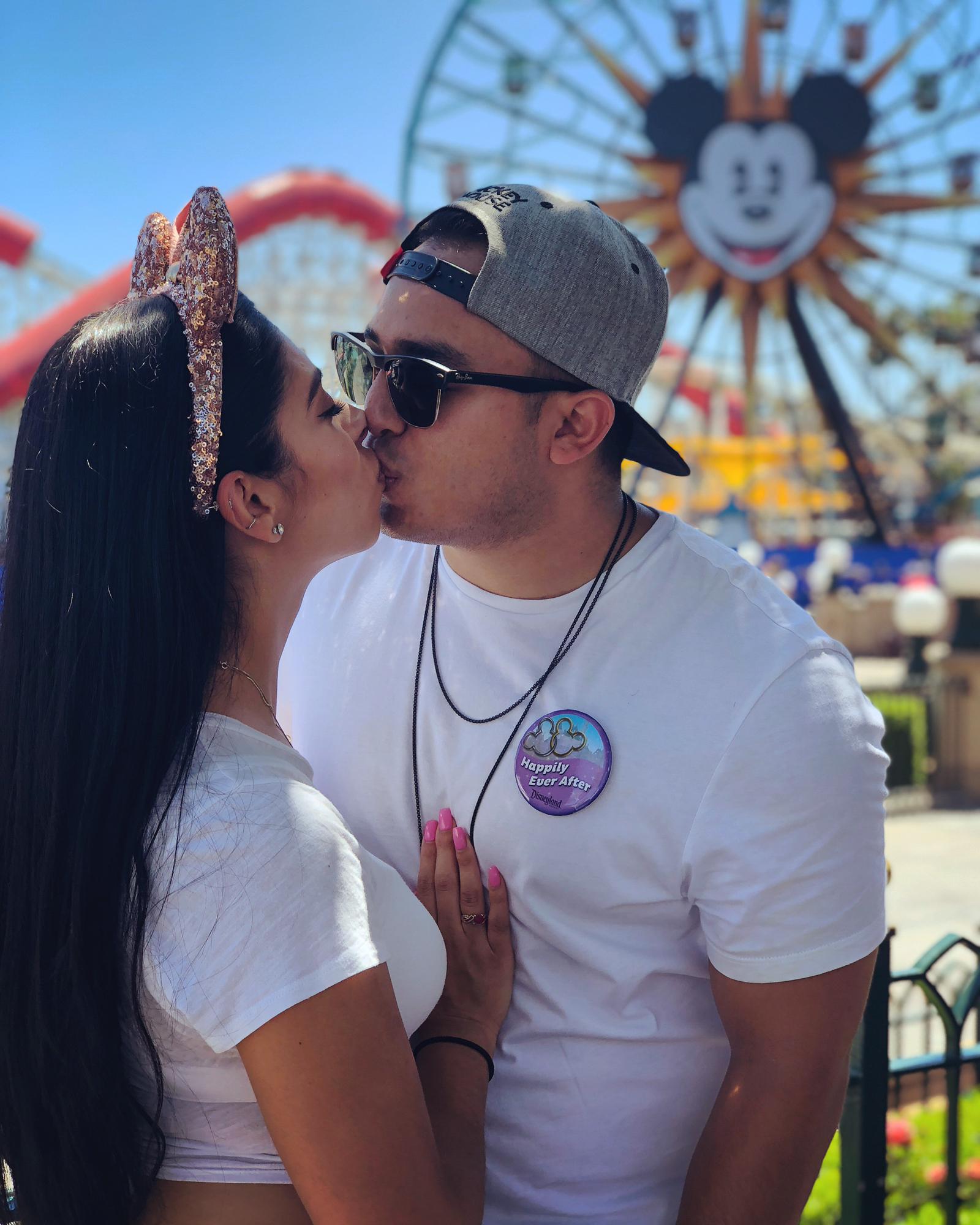 Celebrating our one year anniversary at the happiest place on earth.
