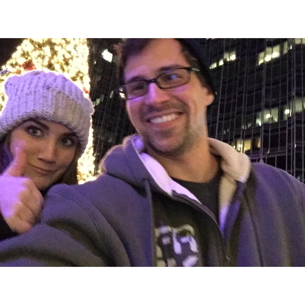 Ice skating