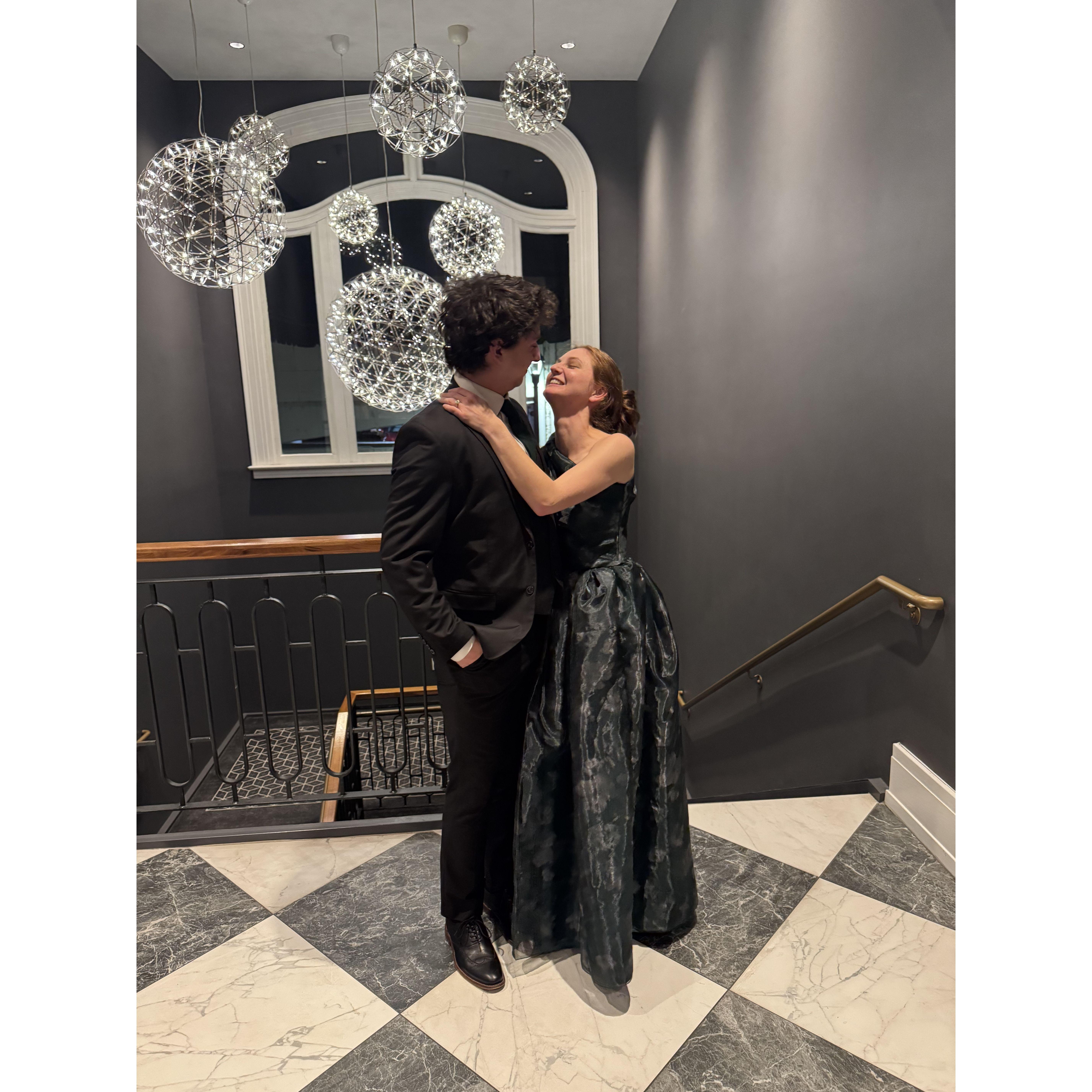 I'm not sure why we have a formal for medical school...but we do, so I had a reason to dress up with my love <3