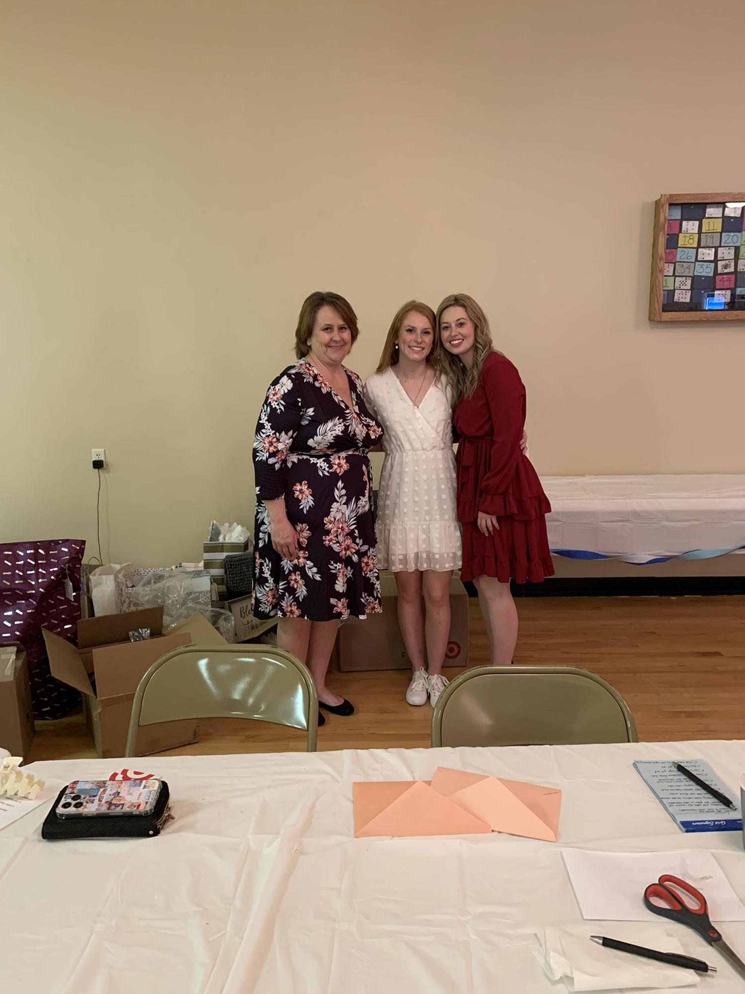 Mother of the bride, the Bride, and the Maid of Honor