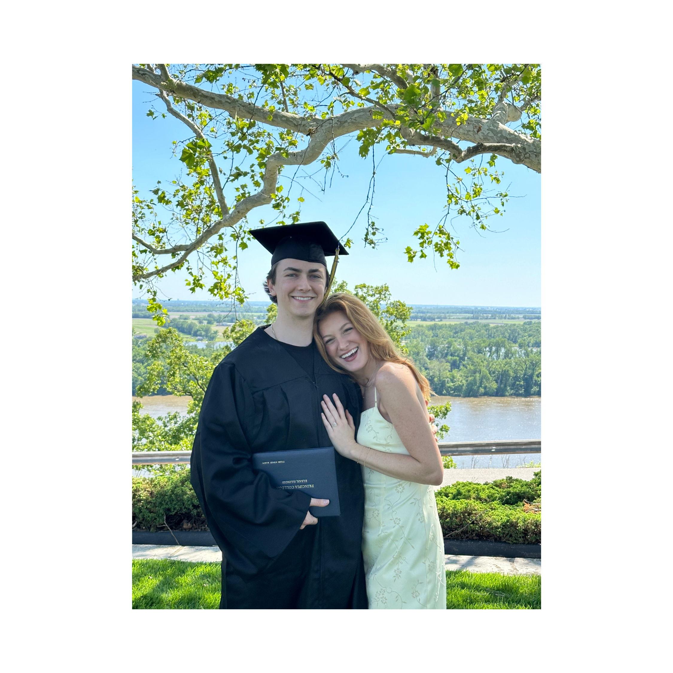 Tyler Graduated this May from Principia College.