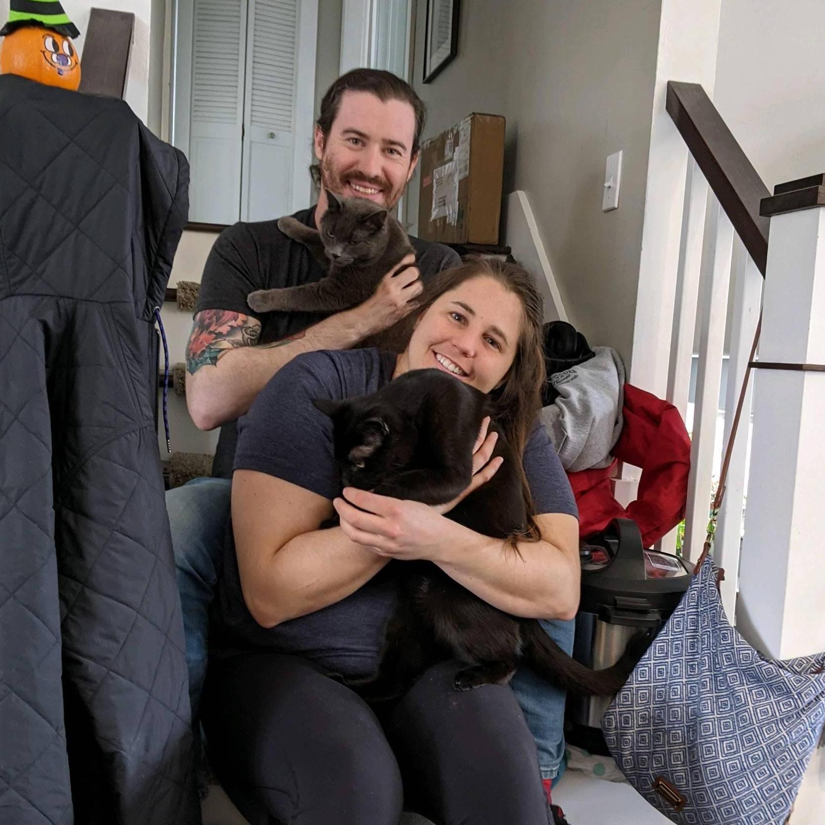 Our family : ) Peter, Melissa, Ezri & Ruin.