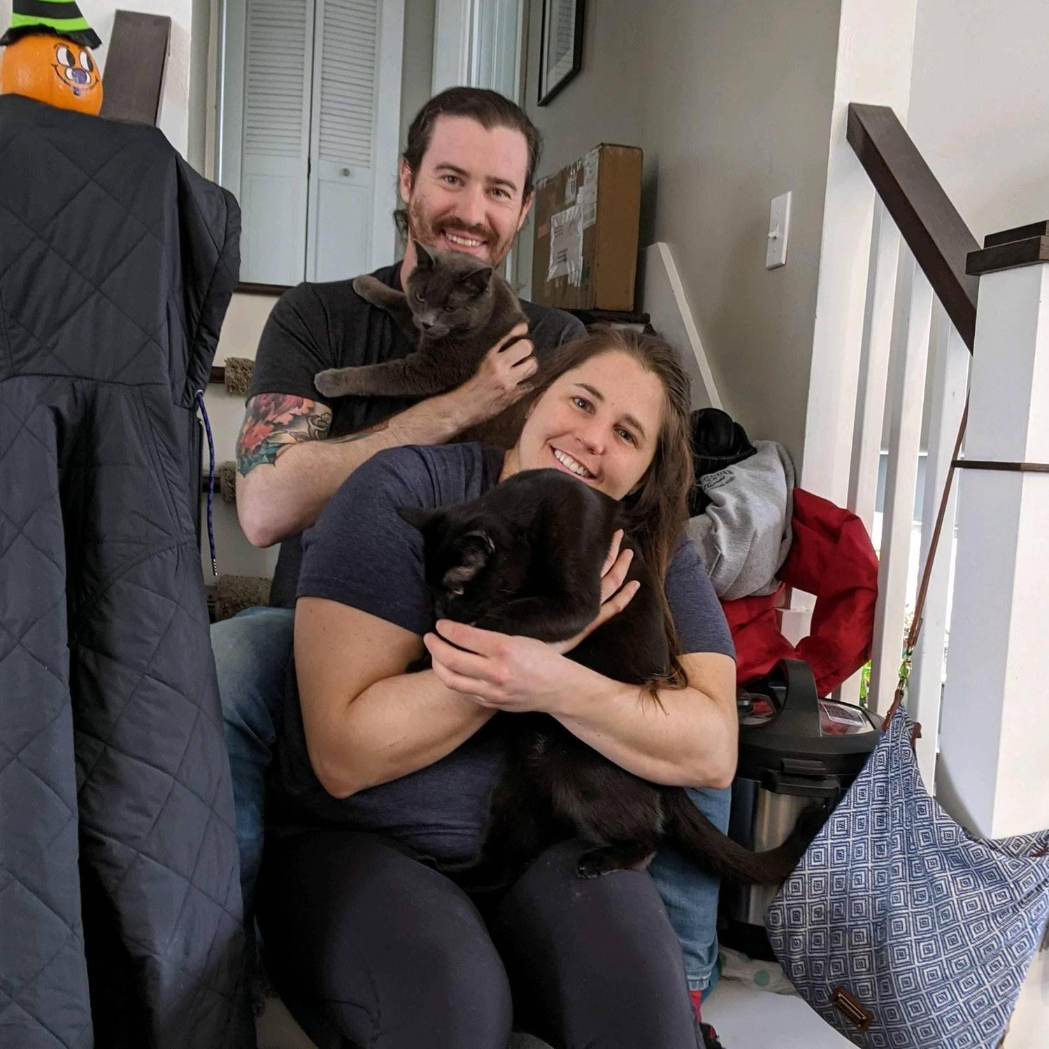 Our family : ) Peter, Melissa, Ezri & Ruin.