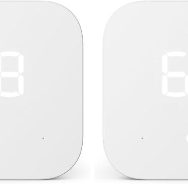 Amazon Smart Thermostat – Save money and energy - Works with Alexa and Ring - C-wire required (Pack of 2)