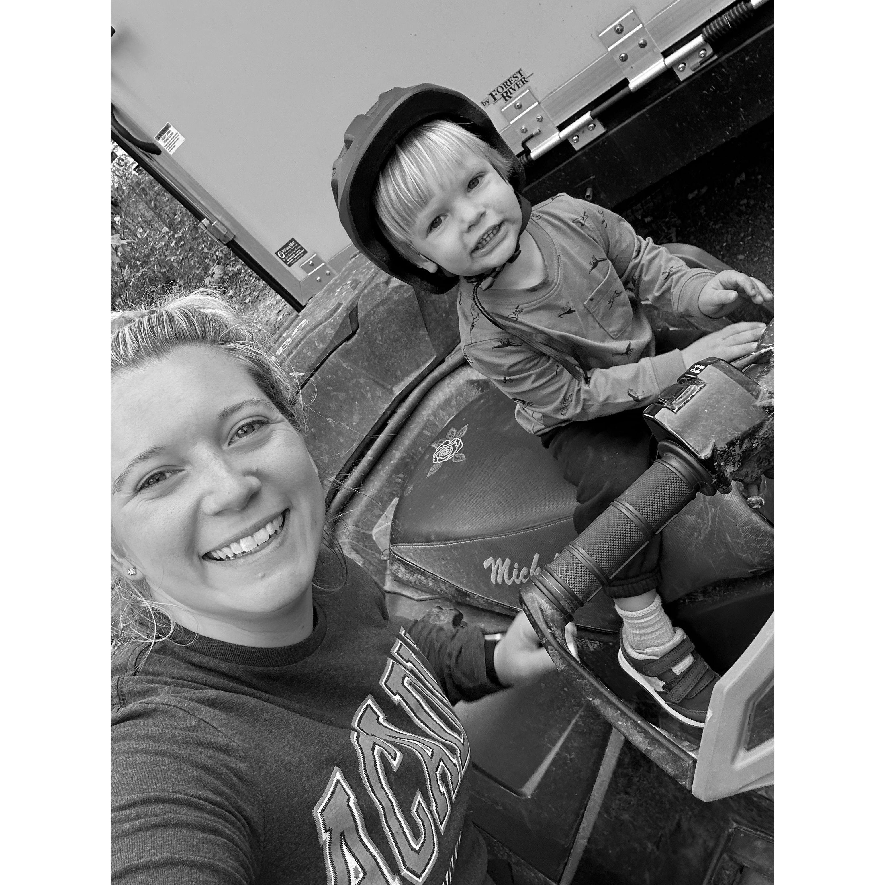 Austin’s first camping trip!