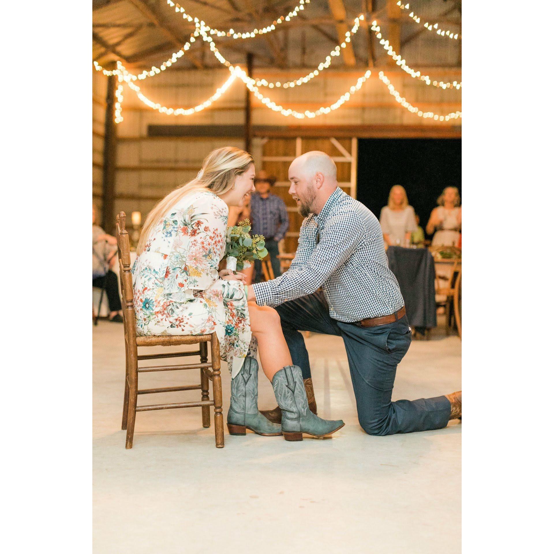 It worked, we were engaged 2 months later. Thanks Katie and Dan!