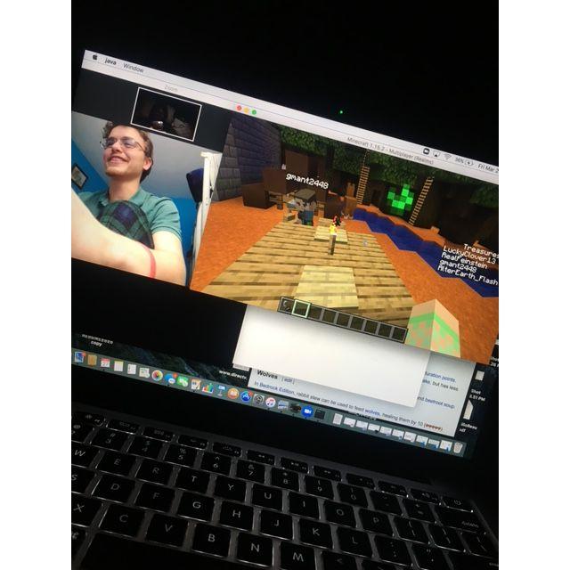 When it came to zoom dates over Covid, we had to get creative.  Michael built me a dinner date one time in minecraft