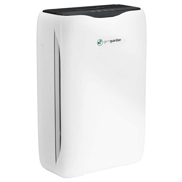 Germ Guardian True Hepa Filter Air Purifier for Home, Office, Bedrooms, Filters Allergies, Pollen, Smoke, Dust, Pet Dander, Mold, & Odors, Deodorizer with Ionizer, Quiet 3-in-1 AC5600WDLX
