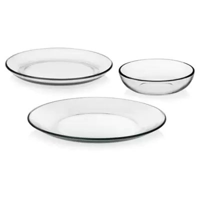 Libbey® Glass Coupe 12-Piece Dinnerware Set in Clear