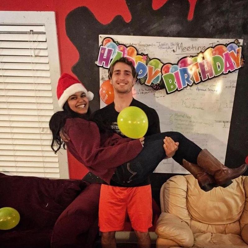 The first birthday party Nishtha threw for Caleb in January of 2018! They had just started dating officially, and she had no idea she'd get to be a part of every birthday to come!