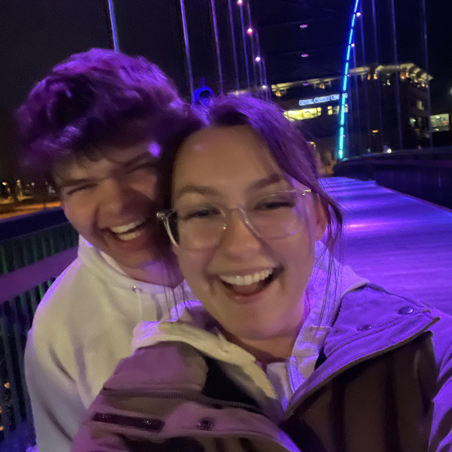 This photo is from one of our nightly walks to Kwik Trip from Sydney’s Eau Claire apartment {March 30th, 2023}