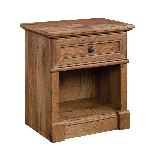Sauder Palladia Night Stand, Vintage Oak finish