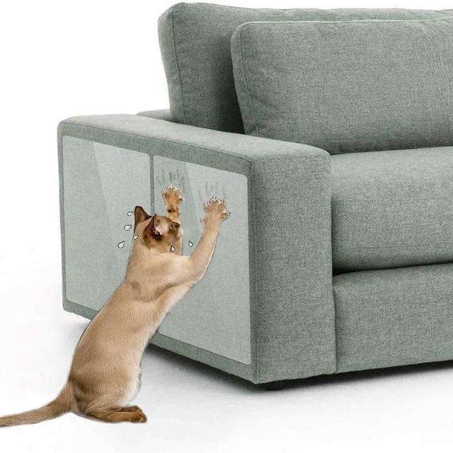 Cat Scratcher, Cat Scratch Deterrent Tape, Cat Repellent for Furniture, Cat Couch Protector, cat Scratching pad, Cat Training Tape, Protector for Couch, Carpet, Doors, Pet & Kid Safe