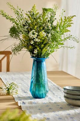 Ocean Recycled Glass Vase