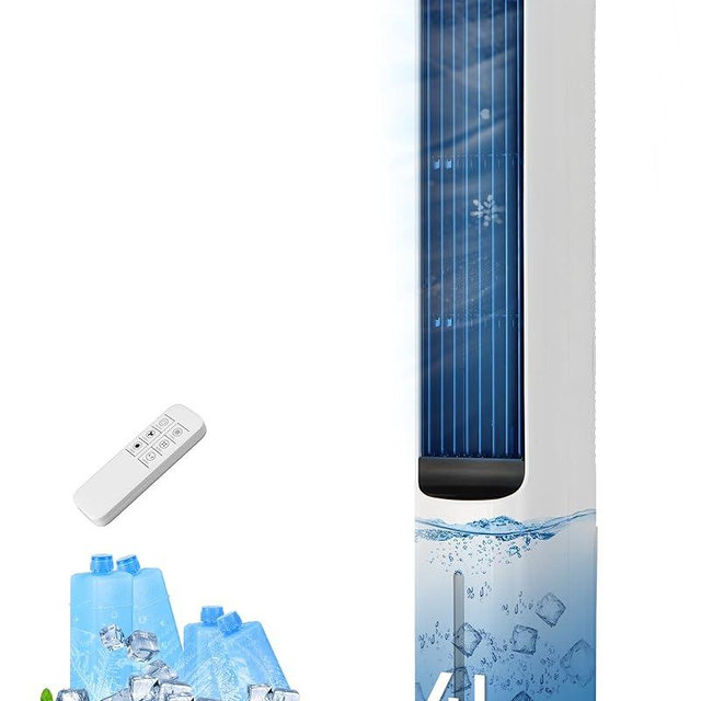 Uthfy 41" Swamp Cooler Air Conditioners, Cooling Fans that Blow Cold Air with 120° Oscillation, 4 Modes, 3 Speeds, 4 Ice Packs, 4L Removable Water Tank, Remote & Touch Control, White