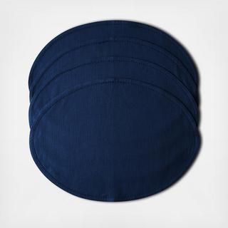 Everyday Soft Cotton Oval Placemat, Set of 4