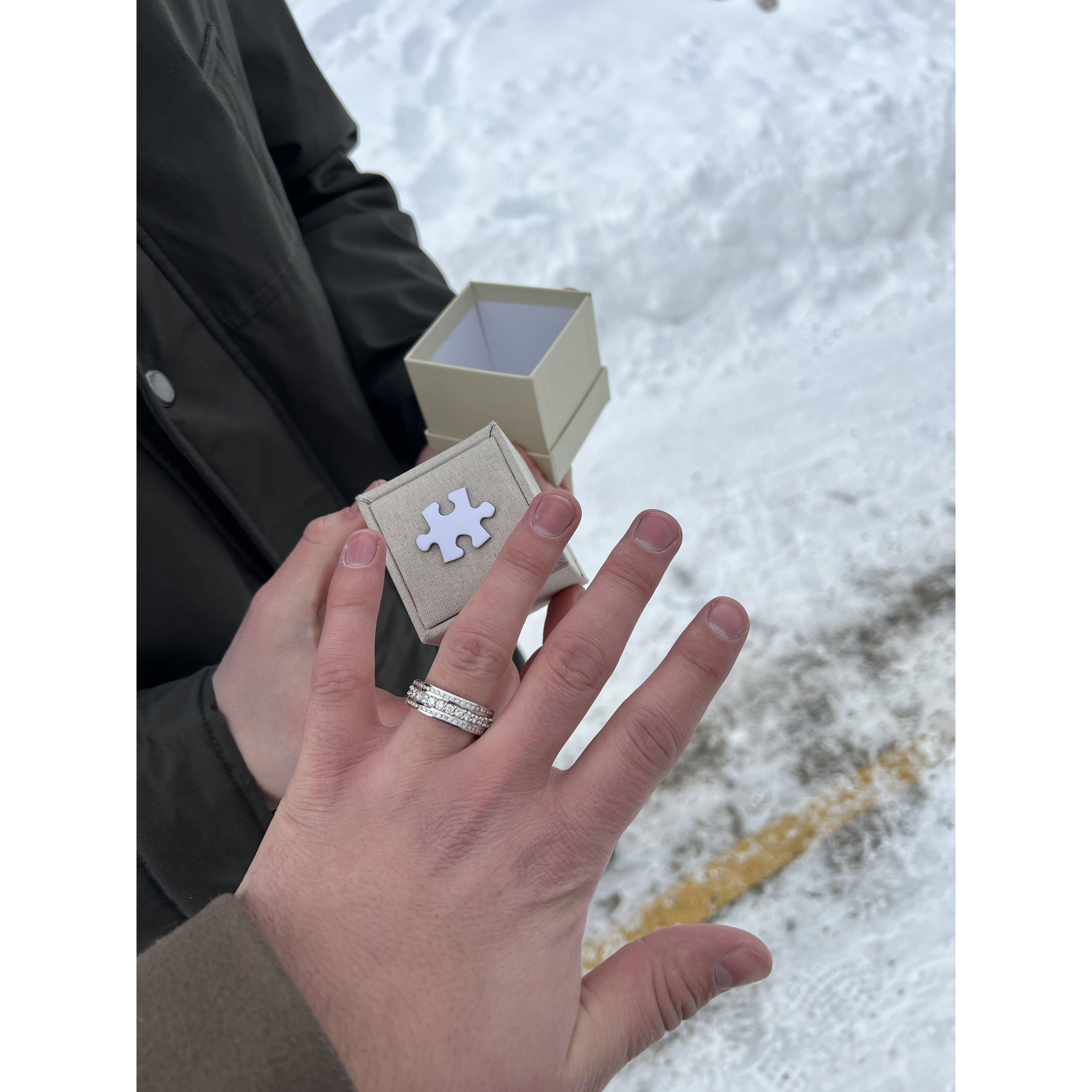 When Matt found his missing piece.