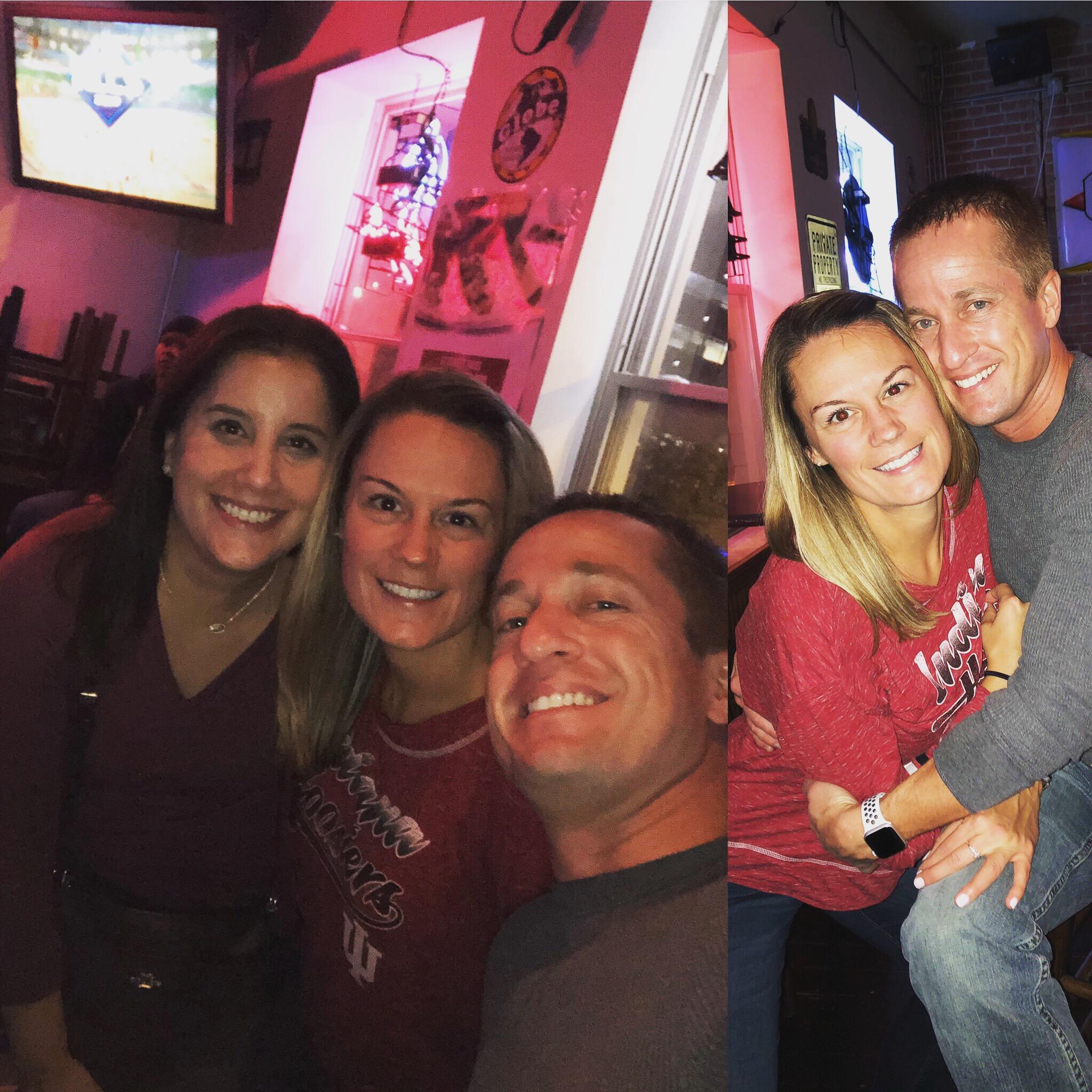 Back at IU Bloomington together with my maid of honor!!