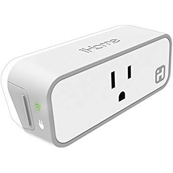 iHome ISP6X Wi-FI Smart Plug , Use your voice to control connected devices, Works with Alexa, Google Assistant and HomeKit enabled smart speakers