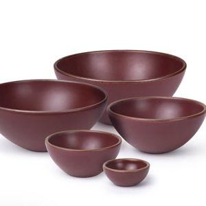 5-Piece Potter's Bowl Nesting Set by East Fork - Wine Dark Sea