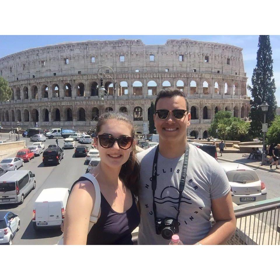 Rome, Italy, July 2016 - Our first holiday together