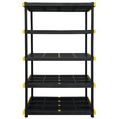 Project Source  Commander 48-in W x 20-in D x 72-in H 5-Tier Heavy Duty Plastic Utility