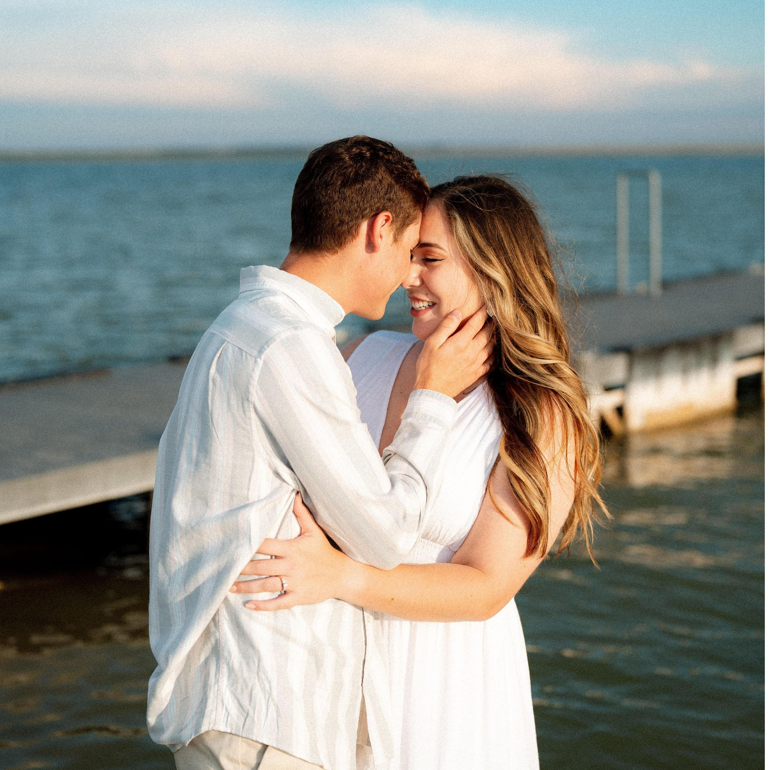 This is one of Riece's favorite pictures from their engagement shoot! It is framed in her car and she sees it everyday!